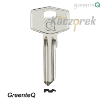Mieszkaniowy 001 - klucz surowy mosiężny - GreenteQ